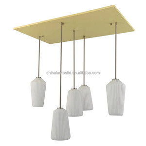 5-Head Mid Century Chandelier Modern Design <b>Dining</b> Pendant <b>Light</b> for Restaurant and Hotel Lighting Decor - Product Image 4