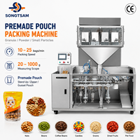 Machine d'emballage automatique sous vide pour fruits secs en sachets préformés de 500 g