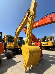 Excavatrice sur chenilles Komatsu PC200-7 d'occasion du Japon, 20 tonnes, modèle 2022, moteur, boîte de vitesses, prix avantageux - Product Image 4