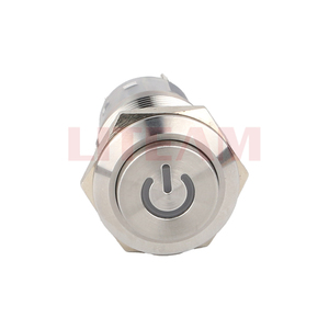Metal Düğme Anahtarı 10/12mm Küçük IP65 Su Geçirmez Gümüş Nokta Üç Ayaklı Dairesel Kendiliğinden Sıfırlama/kendinden kilitleme 1NO1NC - Product Image 3
