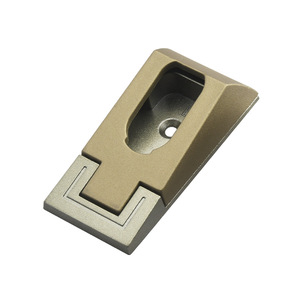Aluminum Alloy Wardrobe Rod Support <b>Bracket</b> With <b>Plastic</b> Cover Wall Mount Non Detachable For Closet Storage - Product Image 2