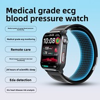 Montre connectée sportive en alliage F530 avec écran IPS, ECG, surveillance de la pression artérielle et du sommeil, pompe à air, étanche pour adultes, suivi de la forme physique