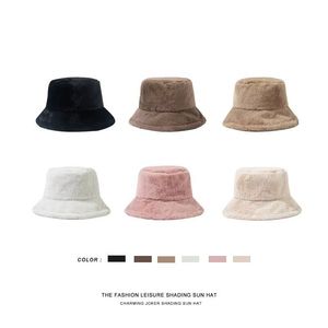Sombrero de <span class=keywords><strong>Pescador</strong></span> para Niñas, Diseño ODM OEM, para Invierno, Felpa Gruesa, Protección para las Orejas, Estilo Japonés Versátil, Sombrero de Cubo Cálido para Mujer - Product Image 1