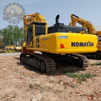 Excavadora de cadenas Komatsu PC450 usada asequible, excavadora hidráulica usada original de Japón, buena apariencia para proyectos en canteras