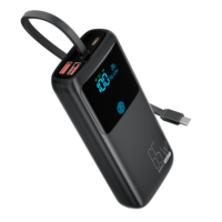 2025 nouveaux produits Logo personnalisé Portable grande capacité Charge rapide 22.5W haute puissance de sortie 65W batterie externe pour ordinateur portable 20000mAh Type C