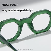 RD29002 Montures de lunettes en plastique de haute qualité, légères et durables, à monture épaisse, inspirées des influenceurs de mode européens