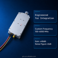 Module amplificateur de puissance RF 2515-2675 MHz 13W 25W 50W Fréquence personnalisée 100-6000 MHz Alliage d'aluminium 50 Ohm SMA ANT