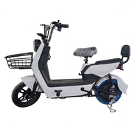 Vélo électrique 48V 350W pour adultes, scooter électrique avec moteur sans balais de 14 pouces, cadre en acier, vélo de montagne électronique, EBike