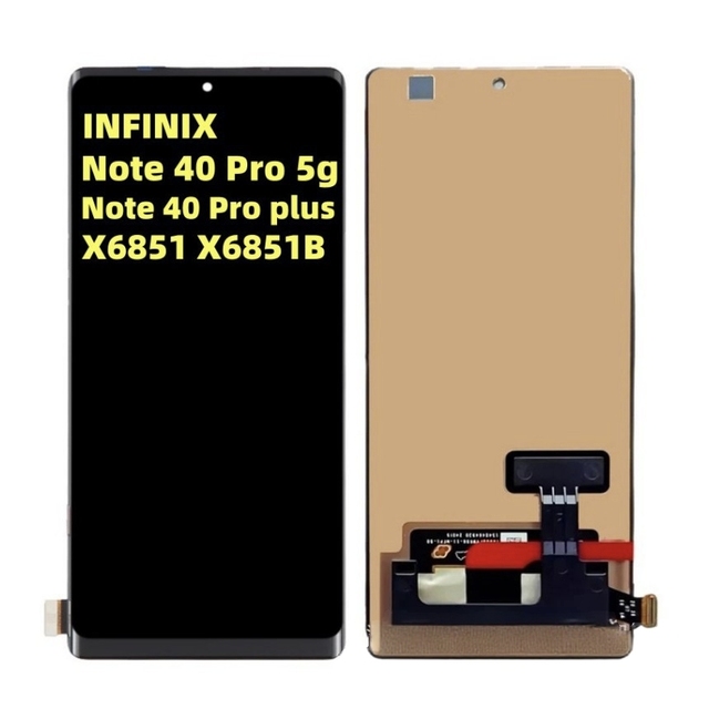 TECNO Infinix Note 40 Pro+ Plus Screen Assembly LCD Display with 1920x1080 Resolution and 16 Million Colors for X6851B Phone