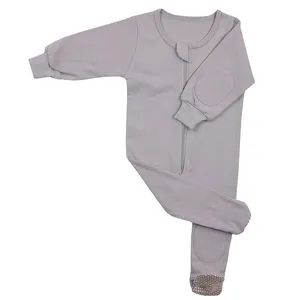 Organic Bamboo Baby Rompers 95% Organic Bamboo 5% Spandex Onesie Rompers Infant Toddler Kid Pajamas Sleepwear Clothing