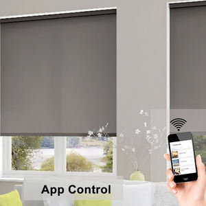 Volets roulants intelligents contrôlés par Wi-Fi, volets roulants électriques, installation de <span class=keywords><strong>rideaux</strong></span> avec tissu à larges feuilles <span class=keywords><strong>sur</strong></span> le plafond - Product Image 4