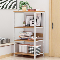 Meubles de salon, étagère de rangement en bois minimaliste nordique, 4 niveaux, supports de rangement pour micro-ondes de cuisine