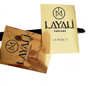 Etiqueta de Perfume de Aluminio de Lujo Personalizada, Placa de Identificación Metálica con Impresión en Relieve y Adhesivo Fuerte - Product Image 1