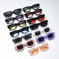 Nouvelles Lunettes de Soleil Tendance Y2K HD UV400 avec Charnière en Métal Haut de Gamme Personnalisables pour Hommes et Femmes