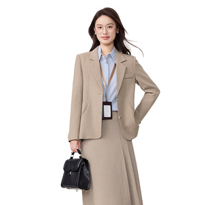 Women's Suit Set Midi Skirt Polyester Anti-Wrinkle Office Lady Full Sleeve Formal Wear - Product Image 5