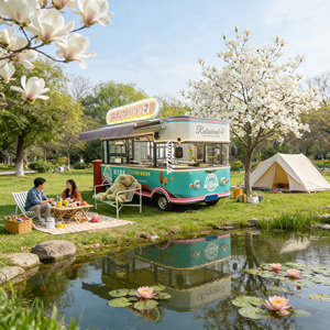 High Quality Mobile Food <b>Trailer</b> Customized Concession Truck for Outdoor BBQ Fast Food - Product Image 1