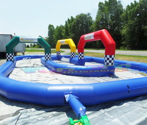 На открытом воздухе гоночных игр jeux de piste de курс gonflables надувные Зорбы гоночной трассе - Product Image 5