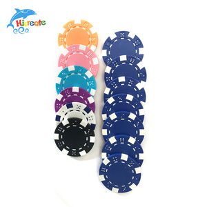 Juegos de fichas de póquer de material PP de cerámica de diseño libre de logotipo totalmente personalizable para juegos de azar - Product Image 4