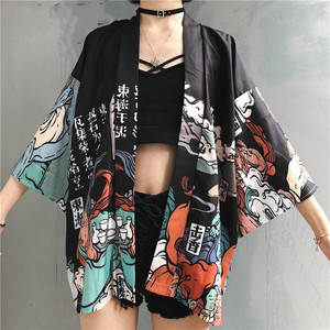 Harajuku Kawaii camisa <span class=keywords><strong>japonesa</strong></span> Streetwear traje <span class=keywords><strong>Kimono</strong></span> Cardigan mujer Yukata Japón estilo <span class=keywords><strong>blusa</strong></span> - Product Image 1