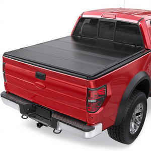 Cubierta rígida plegable en cuatro partes para caja de Ford F-150 de 5.5 pies, cubierta de aluminio impermeable de 4 pliegues para caja, sin necesidad de taladrar, ahorra espacio - Product Image 2