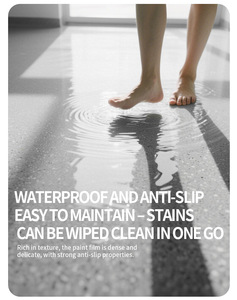 Epoxy <b>Colored</b> <b>Sand</b> Self-Leveling Floor Coating for Concrete Floors, Anti-Slip Wear-Resistant <b>Colored</b> <b>Sand</b> Epoxy Flooring Paint - Product Image 6