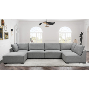EU Tianhang Factory Direct Sales Full <b>Bed</b> Combination Corner Color Fabric Can Be Customized Living Room - Product Image 3
