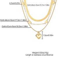 Nouvelle Collection 2026 : Colliers Pendentifs Cœur Triple Couche Tendance, Chaînes Superposées et Chokers