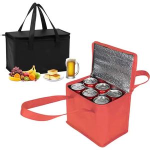 Portable Lunch Cooler Bag Folding Insulation Picnic Food Thermal Bag Insulated Bags Beer Delivery Bag - Product Image 1