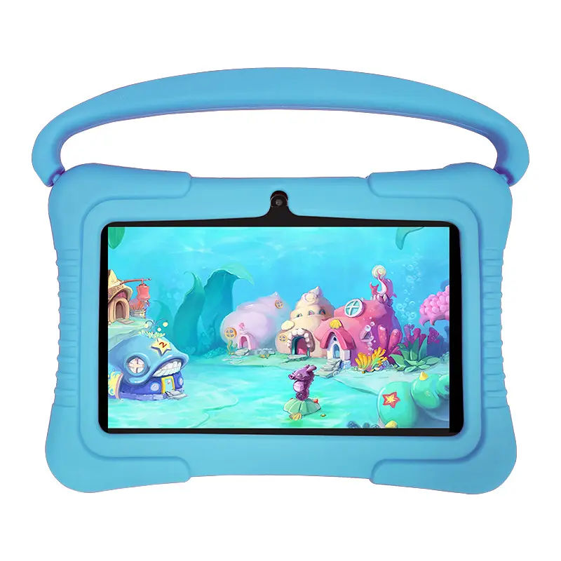 Best Gift for Kids Children Mini Tab Pc 7 inch Android 10.0 Quad Core 1GB + 16GB Wifi Tablet Pc Smart Laptops 7"