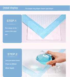 Almohadillas Absorbentes para Orina de Mascotas, Paquete al por Mayor, Gruesas, Desodorantes, de Algodón Ecológico, Pañales Desechables para Perros, Suministros de Entrenamiento para Mascotas - Product Image 2