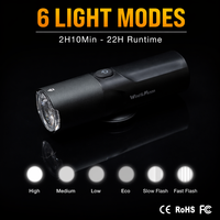 OEM Direktvertrieb 400LM Stirnlampe USB Wiederaufladbare LED-Fahrradlampe 97g Tragbares Mountainbike-Vorderlicht zum Radfahren