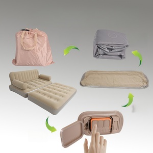 Canapé-<span class=keywords><strong>lit</strong></span> durable, gonflable automatique portable, tente de camping pliable d'extérieur, matelas pneumatique domestique en matériau floqué - Product Image 1