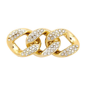 Faible quantité minimale de commande nouvelle chaussure en <span class=keywords><strong>plastique</strong></span> chaîne accessoire femmes dames croc chaussures chaîne - Product Image 2