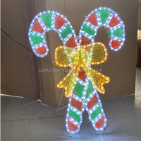 Lenoestars — grande lampe Led avec corde 2D, décoration de centre commercial de haute qualité, extérieur, Motif de noël