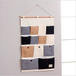 Customize Fabric Hanging Wall Pouch Hang Organizer <b>Large</b> Self-contained Storage Bag - Product Image 3