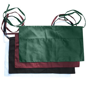 DISHIXIAO OEM Factory Custom Heavy Polyester Cotton Classic Breathable Soft Waist <b>Apron</b> <b>Waterproof</b> Short Half Cleaning Washable - Product Image 1