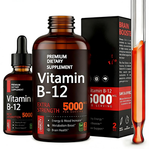 ויטמינים אורגניים למבוגרים OEM B12 מתילקובלמין טיפות נוזליות ותוסף תזונה תת-לשוני - Product Image 4