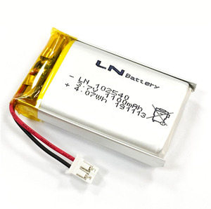 공장 사용자 정의 크기 102540 1200mAh 배터리 3.7v 충전식 리튬 폴리머 배터리 핫 세일 의료 장비 - Product Image 4