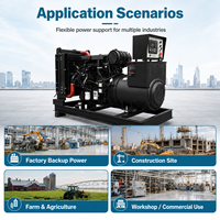 Groupe électrogène diesel de type ouvert 50 kW 62 kVA, moteur 4 cylindres pour l'alimentation de secours des entrepôts et de la logistique