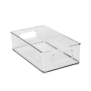 Transparent Rectangle Kitchen Organizer Plastic Container Storage <strong>Bins</strong> Refrigerator Fridge Storage Box - Product Image 1