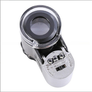50x high-magnification <b>microscope</b> with LED, used for banknote verification, antique, diamond, and jewelry authentication, - Product Image 3