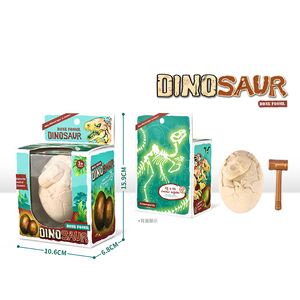 Neues Lehrreiches Wissenschafts-STEM-Spielzeug Dinosaurier-Ausgrabungsset Im Dunkeln Leuchtende Dinosaurier-Fossilien Ei-Ausgrabungsset - Product Image 4