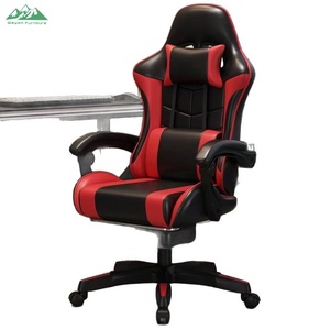 <span class=keywords><strong>Silla</strong></span> de Juego Wayon de Respaldo Alto Ajustable en Blanco y Negro <span class=keywords><strong>con</strong></span> Soporte Lumbar, Reposacabezas y Reposapiés - Product Image 4