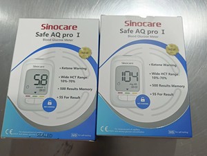Appareil de test diabétique Sinocare, glucomètre, moniteur de glycémie, glucomètre, 50 bandelettes de test de glycémie - Product Image 4