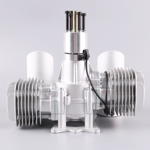 DLE120 Twin Cylinder Gas <b>Engine</b> 120CC For Rc Airplane Outdoor Use Metal <b>Model</b> <b>Kit</b> - Product Image 2