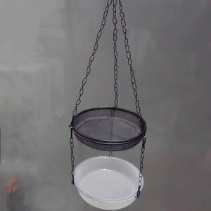 ที่ให้อาหารนกโลหะ TJ-008 แบบแขวนทรงกลม ทนทาน สำหรับให้อาหารนกฮัมมิงเบิร์ด ขนาดเล็ก จากเมืองหย่งคัง มณฑลเจ้อเจียง - Product Image 5