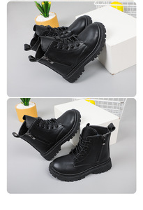 Scarpe Casual per bambini primavera e autunno stivali <span class=keywords><strong>da</strong></span> <span class=keywords><strong>neve</strong></span> neri <span class=keywords><strong>da</strong></span> ballo per ragazze autunno e inverno - Product Image 6
