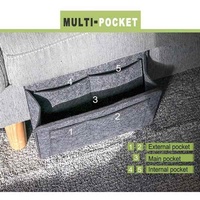 Sofa Nachttisch Filz Aufbewahrung tasche Sofa TV Fernbedienung Hängende Caddy Sofa Seiten tasche Hängende Couch Aufbewahrung organisator Bett halter Poc