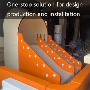 Set Attrezzatura da Gioco Morbida per <span class=keywords><strong>Parco</strong></span> <span class=keywords><strong>Giochi</strong></span> Interno Robusto e Creativo per Bambini <span class=keywords><strong>con</strong></span> Piscina di <span class=keywords><strong>Palline</strong></span> e Scivolo per Uso Commerciale - Product Image 4