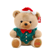 Boneka Beruang Dengan Dasi Kupu-kupu Natal Berbagai Ukuran, Hiasan Liburan Boneka Beruang Untuk Hadiah Natal, Pernikahan, Valentine, Suvenir